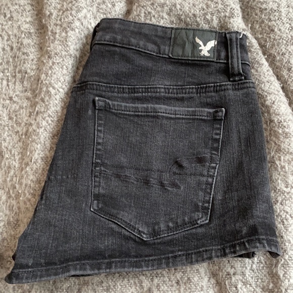 black denim short shorts - Picture 5 of 6